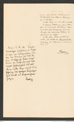 k.k. naturhistorisches Hofmuseum, Intendanzakten 1885-1896 (Hauer), Aktenzahl Z.708.a/1890, Seite 2
